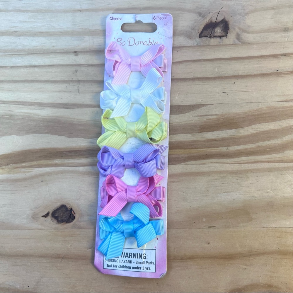 *5/$15* So Dorable Pack of 6 Hair Bows